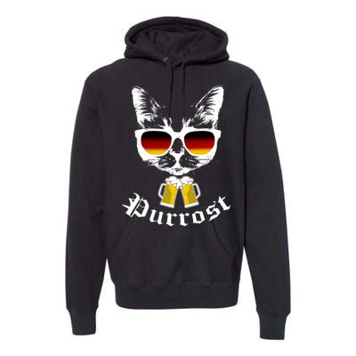 Purrost Cat Funny Oktoberfest Premium Hoodie