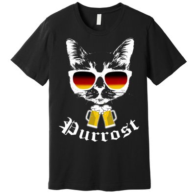 Purrost Cat Funny Oktoberfest Premium T-Shirt