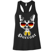 Purrost Cat Funny Oktoberfest Women's Racerback Tank