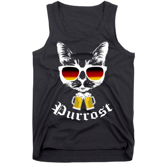 Purrost Cat Funny Oktoberfest Tank Top