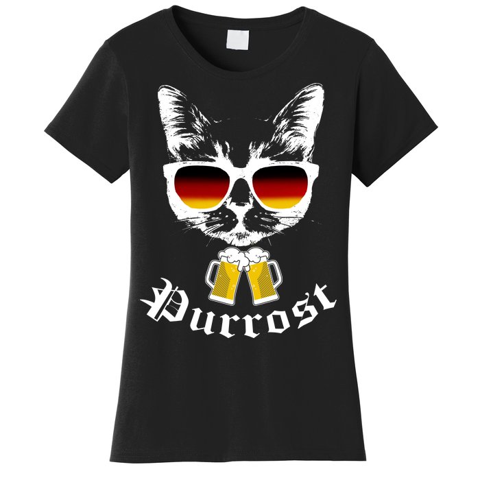 Purrost Cat Funny Oktoberfest Women's T-Shirt