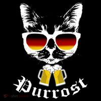 Purrost Cat Funny Oktoberfest Kids T-Shirt