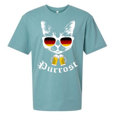 Purrost Cat Funny Oktoberfest Sueded Cloud Jersey T-Shirt