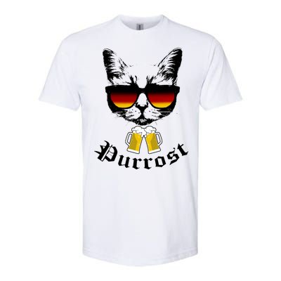 Purrost Cat Funny Oktoberfest Softstyle CVC T-Shirt