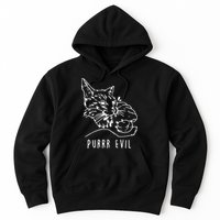 Purrr Evil Funny Cat Hoodie