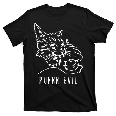 Purrr Evil Funny Cat T-Shirt