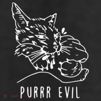 Purrr Evil Funny Cat 25L Jumbo Tote