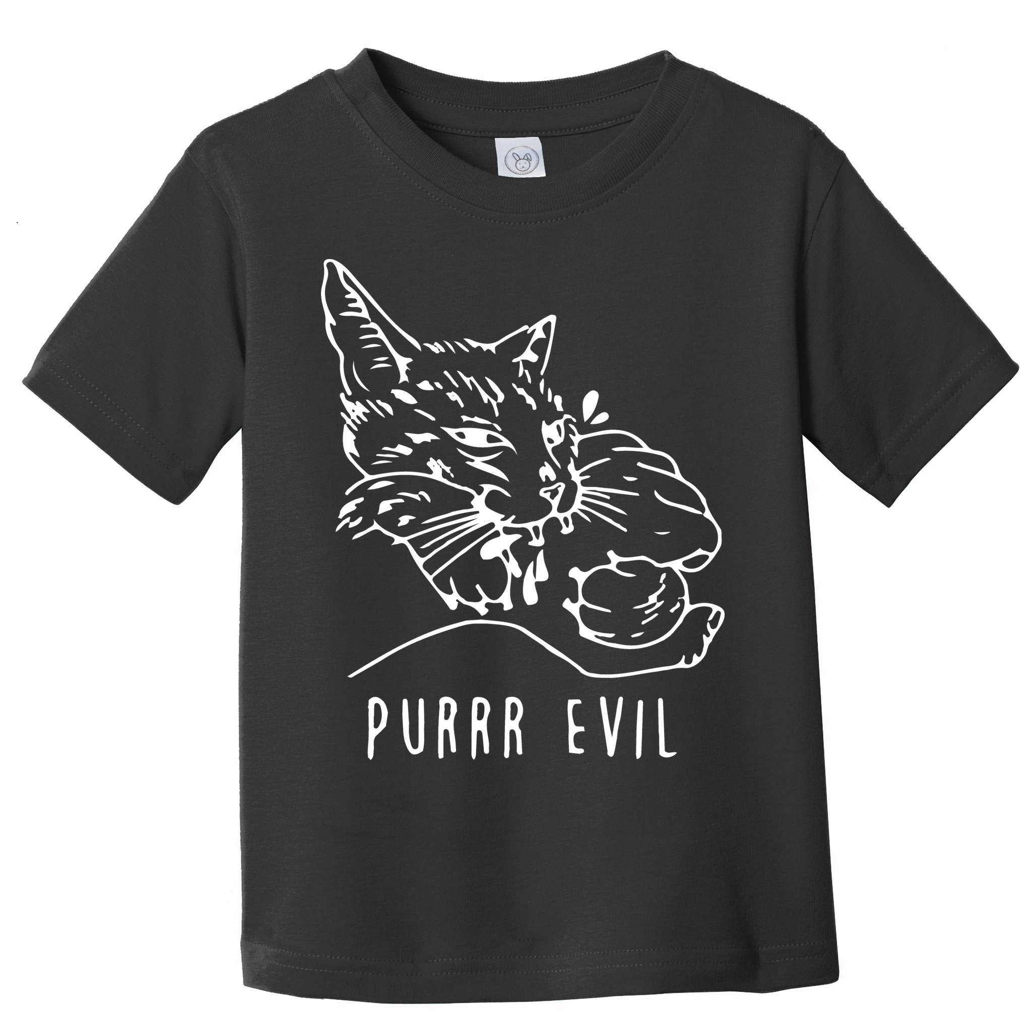 Purrr Evil Funny Cat Toddler T-Shirt