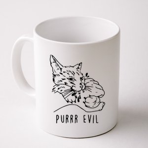 Purrr Evil Funny Cat Coffee Mug