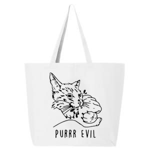 Purrr Evil Funny Cat 25L Jumbo Tote