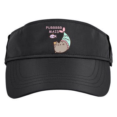 Purrrrr Maid Funny Cute Cat Mermaid Adult Drive Performance Visor