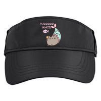 Purrrrr Maid Funny Cute Cat Mermaid Adult Drive Performance Visor