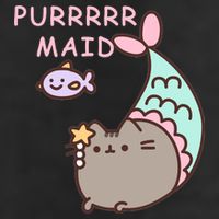 Purrrrr Maid Funny Cute Cat Mermaid Adult Drive Performance Visor