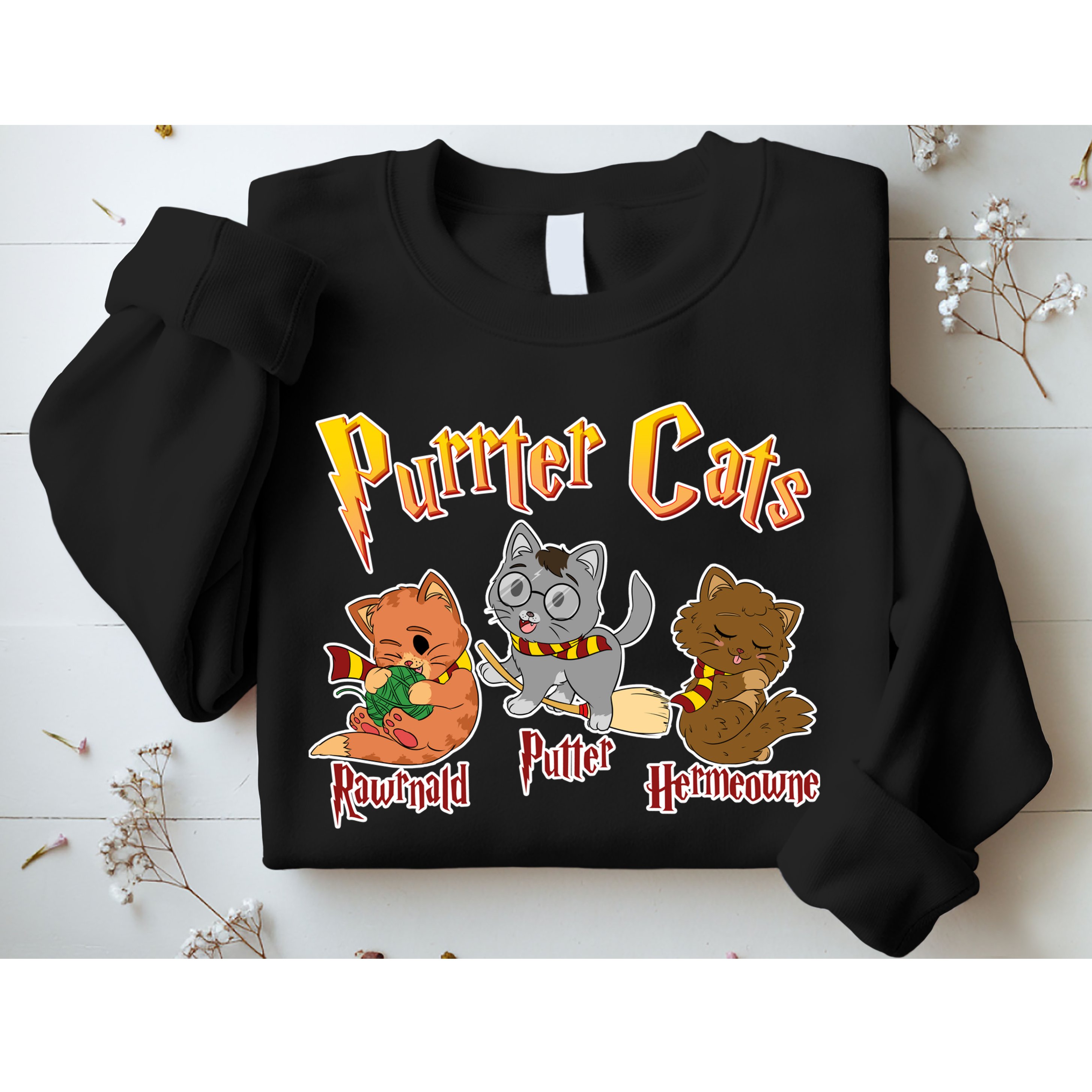 Purrter Cats Rawrnald Hermeownie Sweatshirt