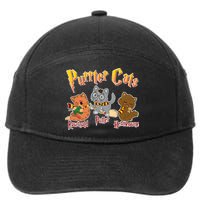 Purrter Cats Rawrnald Hermeownie 7-Panel Snapback Hat