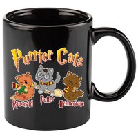 Purrter Cats Rawrnald Hermeownie 11oz C Handle Ceramic Mug