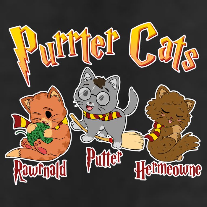 Purrter Cats Rawrnald Hermeownie 11oz C Handle Ceramic Mug