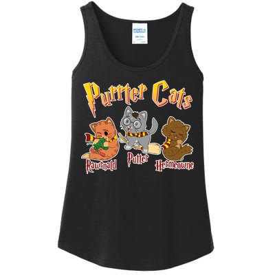 Purrter Cats Rawrnald Hermeownie Ladies Essential Tank