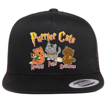 Purrter Cats Rawrnald Hermeownie Flatbill Hat