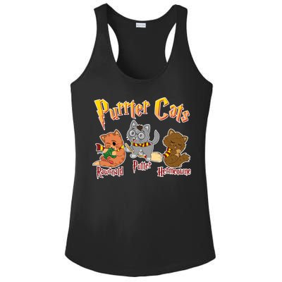 Purrter Cats Rawrnald Hermeownie Ladies PosiCharge Competitor Racerback Tank