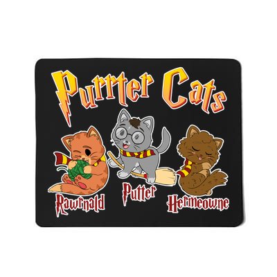 Purrter Cats Rawrnald Hermeownie Mousepad