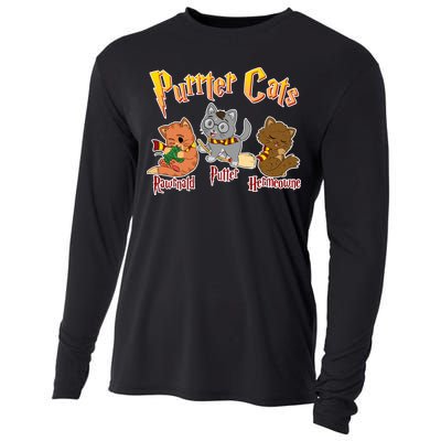 Purrter Cats Rawrnald Hermeownie Cooling Performance Long Sleeve Crew