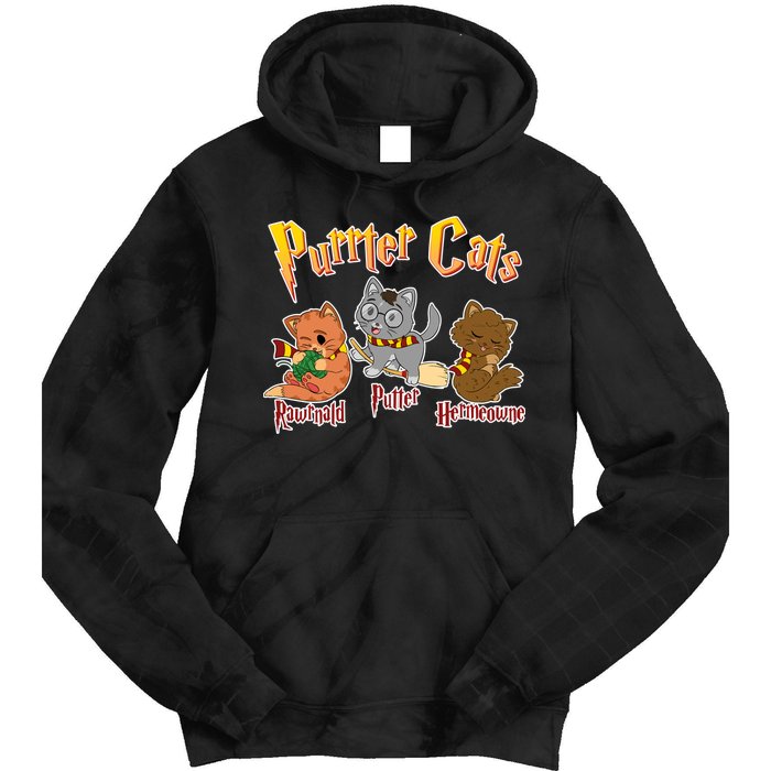 Purrter Cats Rawrnald Hermeownie Tie Dye Hoodie