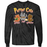 Purrter Cats Rawrnald Hermeownie Tie-Dye Long Sleeve Shirt