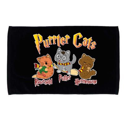 Purrter Cats Rawrnald Hermeownie Microfiber Hand Towel