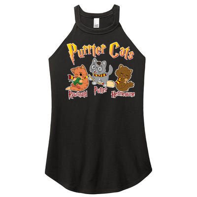 Purrter Cats Rawrnald Hermeownie Women's Perfect Tri Rocker Tank