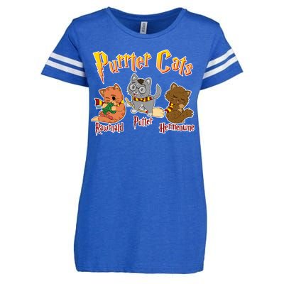 Purrter Cats Rawrnald Hermeownie Enza Ladies Jersey Football T-Shirt