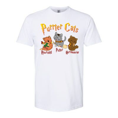 Purrter Cats Rawrnald Hermeownie Softstyle CVC T-Shirt