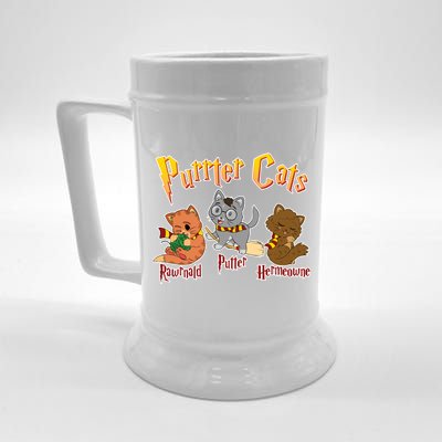 Purrter Cats Rawrnald Hermeownie Beer Stein