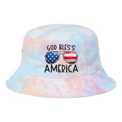 Patriotic Usa Sunglasses 4th Of July Retro God Bless America Great Gift Tie Dye Newport Bucket Hat