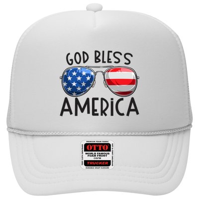 Patriotic Usa Sunglasses 4th Of July Retro God Bless America Great Gift Trucker Hat