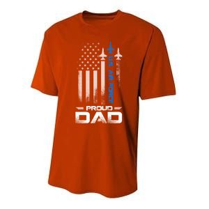 Pride U S Army Funny Gift Im A Proud Air Force Dad Funny Gift Performance Sprint T-Shirt