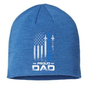 Pride U S Army Funny Gift Im A Proud Air Force Dad Funny Gift Sustainable Beanie