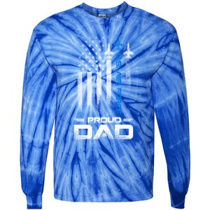 Pride U S Army Funny Gift Im A Proud Air Force Dad Funny Gift Tie-Dye Long Sleeve Shirt