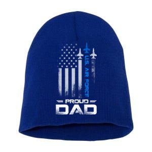 Pride U S Army Funny Gift Im A Proud Air Force Dad Funny Gift Short Acrylic Beanie