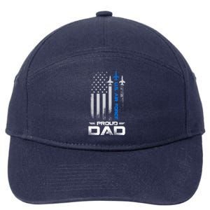 Pride U S Army Funny Gift Im A Proud Air Force Dad Funny Gift 7-Panel Snapback Hat