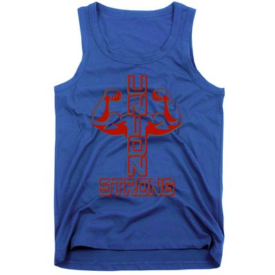 Pro Union Strong Proud American Skilled Labor Workforce Gift Tank Top