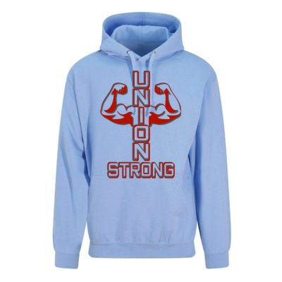 Pro Union Strong Proud American Skilled Labor Workforce Gift Unisex Surf Hoodie