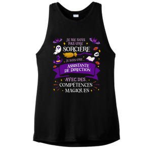 Pas Une SorcièRe Je Suis Une Assistante De Direction Cadeau Ladies PosiCharge Tri-Blend Wicking Tank