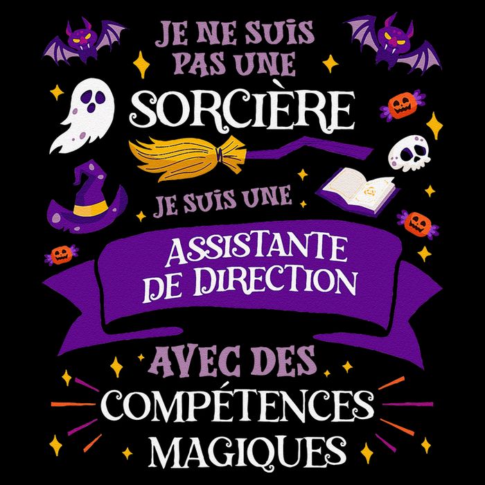 Pas Une SorcièRe Je Suis Une Assistante De Direction Cadeau 16 in Basic Backpack