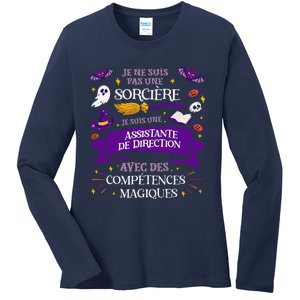 Pas Une SorcièRe Je Suis Une Assistante De Direction Cadeau Ladies Long Sleeve Shirt