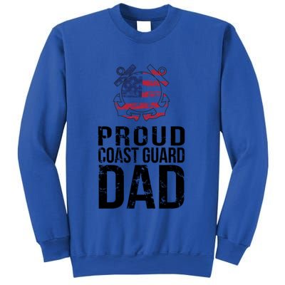 Proud U S Coast Guard Dad Cool Gift Cute Gift Sweatshirt