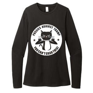 Pussies Against Trump Pussy-Cat You Can't Grab This Womens CVC Long Sleeve Shirt