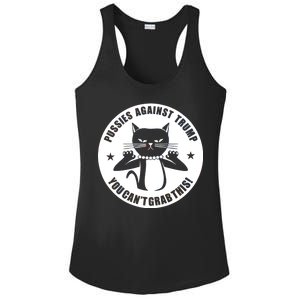 Pussies Against Trump Pussy-Cat You Can't Grab This Ladies PosiCharge Competitor Racerback Tank