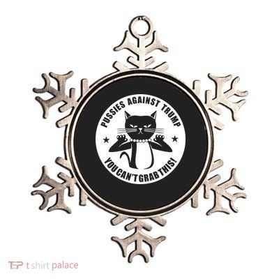 Pussies Against Trump Pussy-Cat You Can't Grab This Metallic Star Ornament