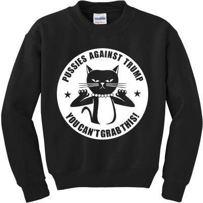 Pussies Against Trump Pussy-Cat You Can't Grab This Kids Sweatshirt